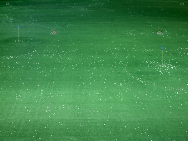Photograph Chris Frazer Smith Golf Driving Range on One Eyeland